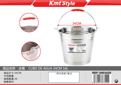 SECCHIO INOX 34CM 16L