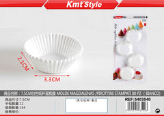 PIROTTINI BIANCO MUFFIN 7CM