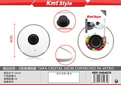 COPERCHIO IN VETRO 16CM