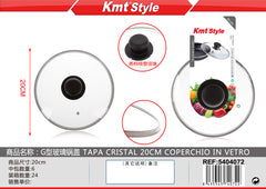 COPERCHIO IN VETRO 20CM