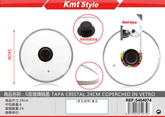COPERCHIO IN VETRO 24CM