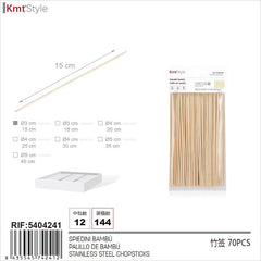 SPIEDINI BAMBU 15CM*3.0