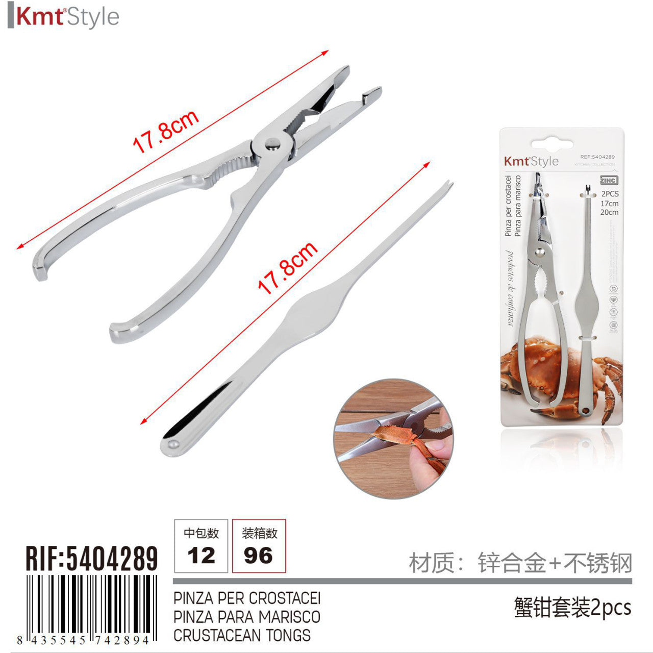 Pinza per crostacei