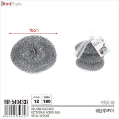 SPUGNA D ACCIAIO 3PCS