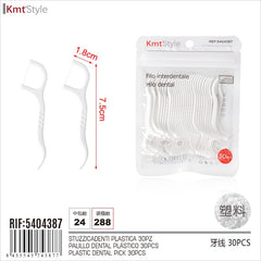 STUZZICADENTI PLASTICA 30PZ 7.5*1.8CM