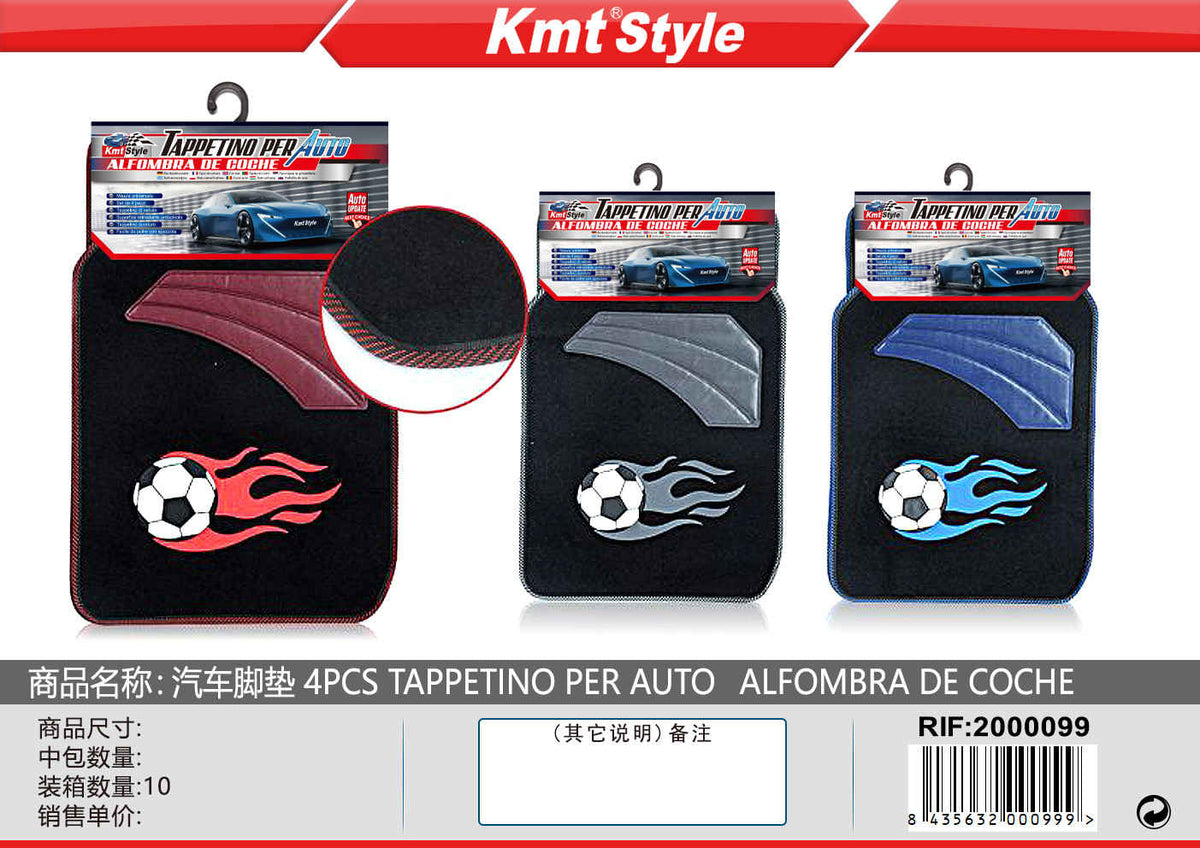 SET 4 TAPPETINO PER AUTO 4PZ