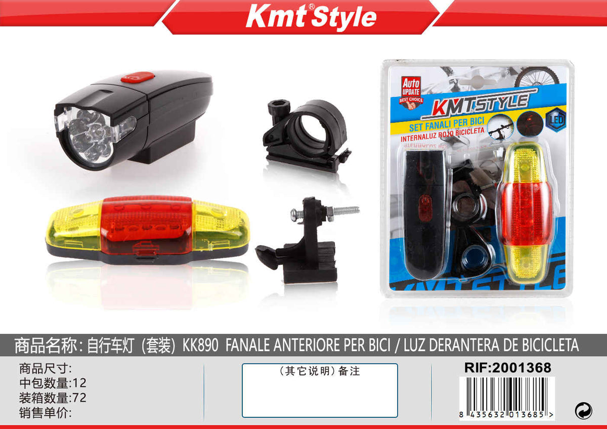 SET FANALI PER BICI