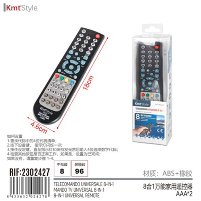 TELECOMANDO UNIVERSALE 8/1