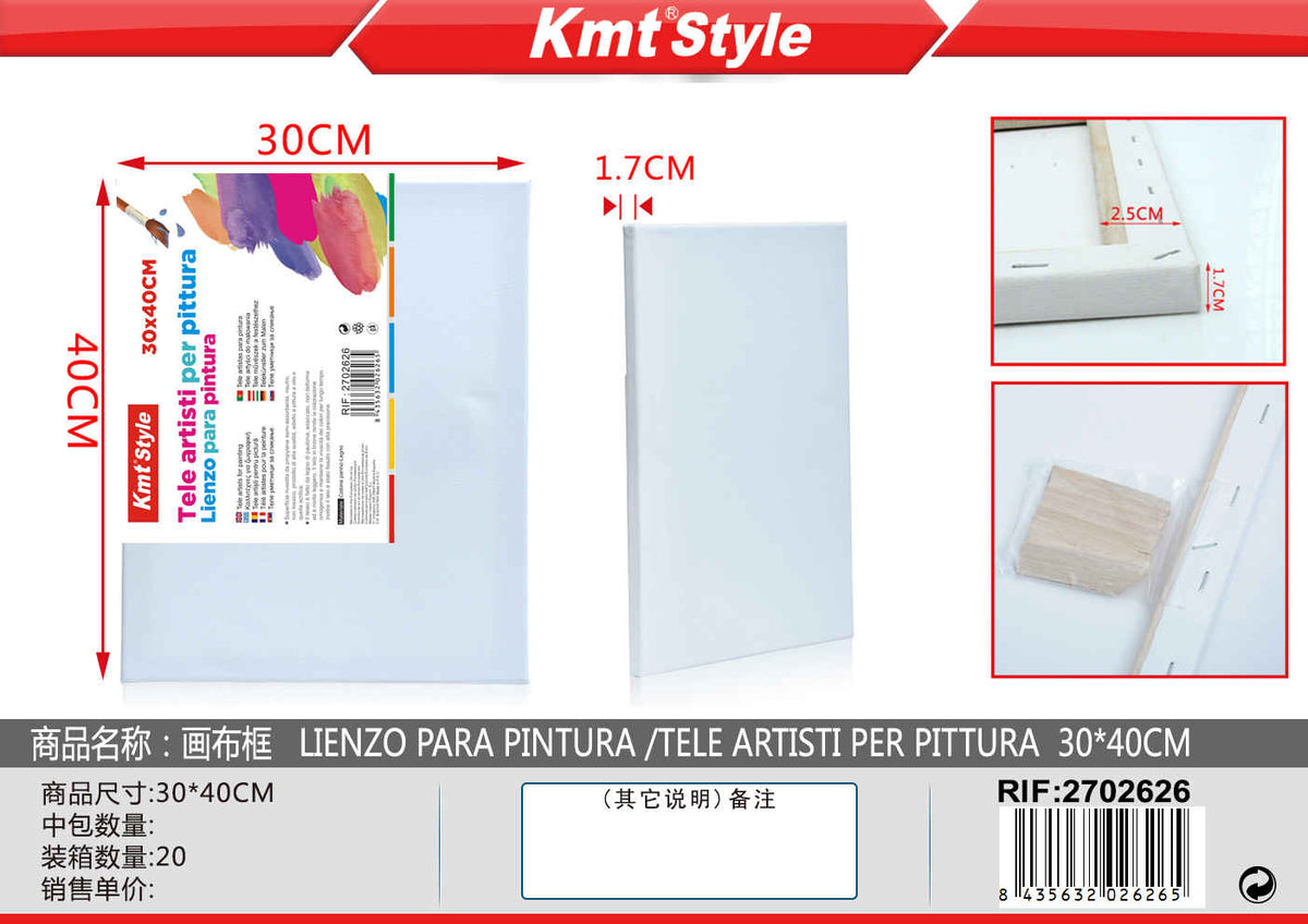 TELE PER PITTURA 30*40CM