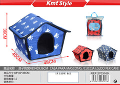 CUCCIA LGLOO PER CANI 48X40X36CM