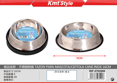 CIOTOLA CANE INOX 16CM