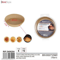 CARTA FORNO PER FRIGGITRICE AD ARIA (50PZ) 16*4CM