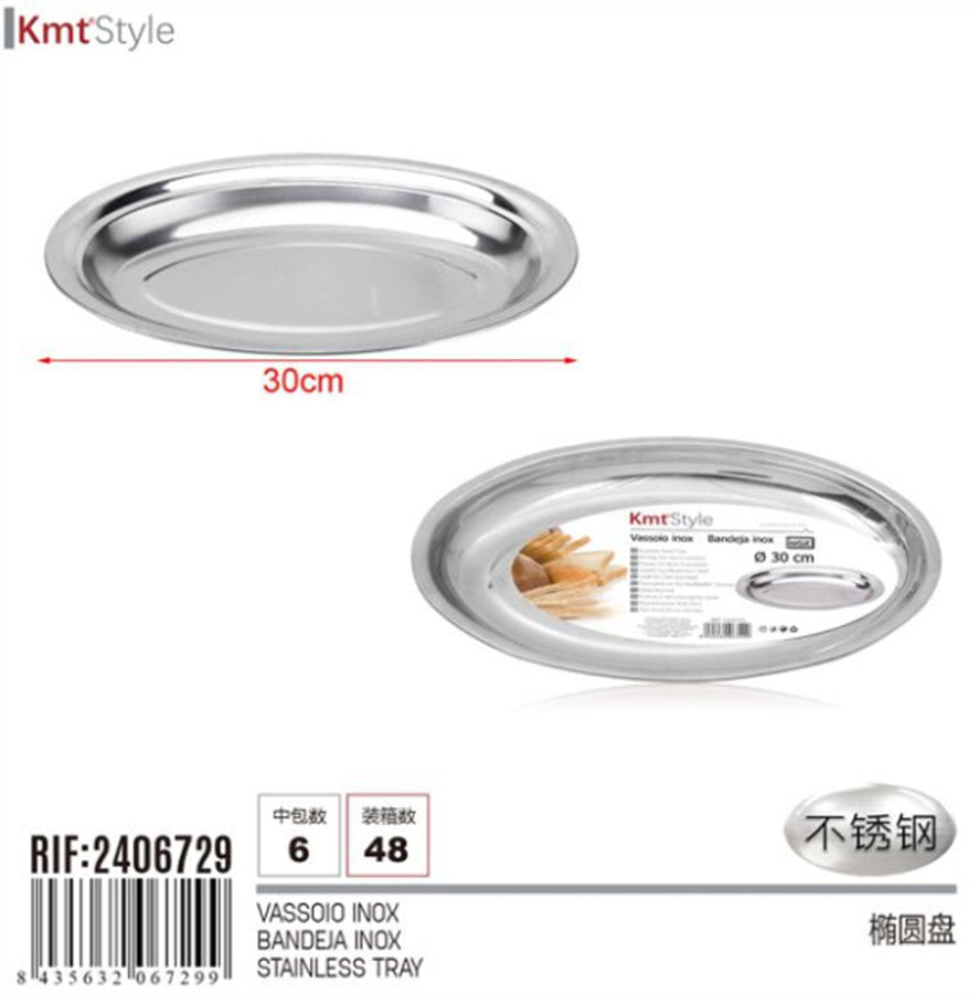VASSOIO INOX 30CM