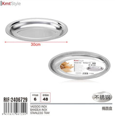 VASSOIO INOX 30CM