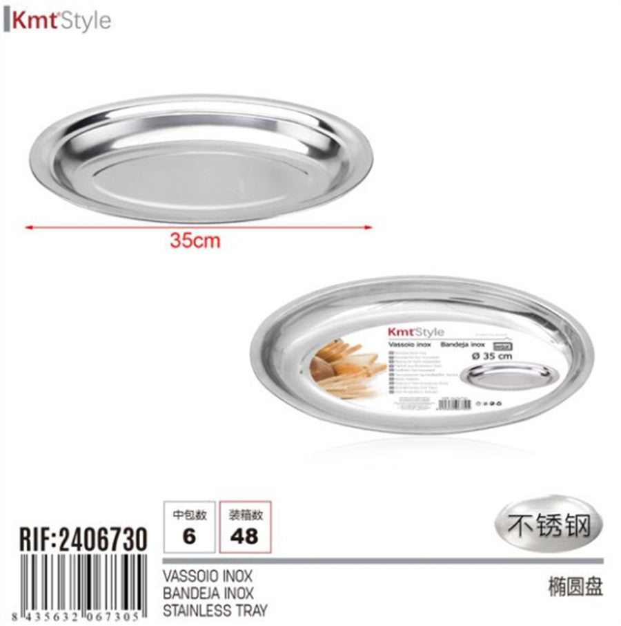 VASSOIO INOX 35CM