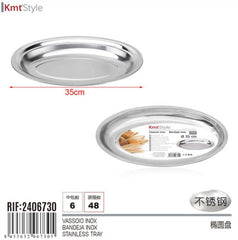 VASSOIO INOX 35CM