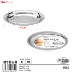 VASSOIO INOX 40CM
