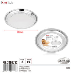 VASSOIO INOX 36CM