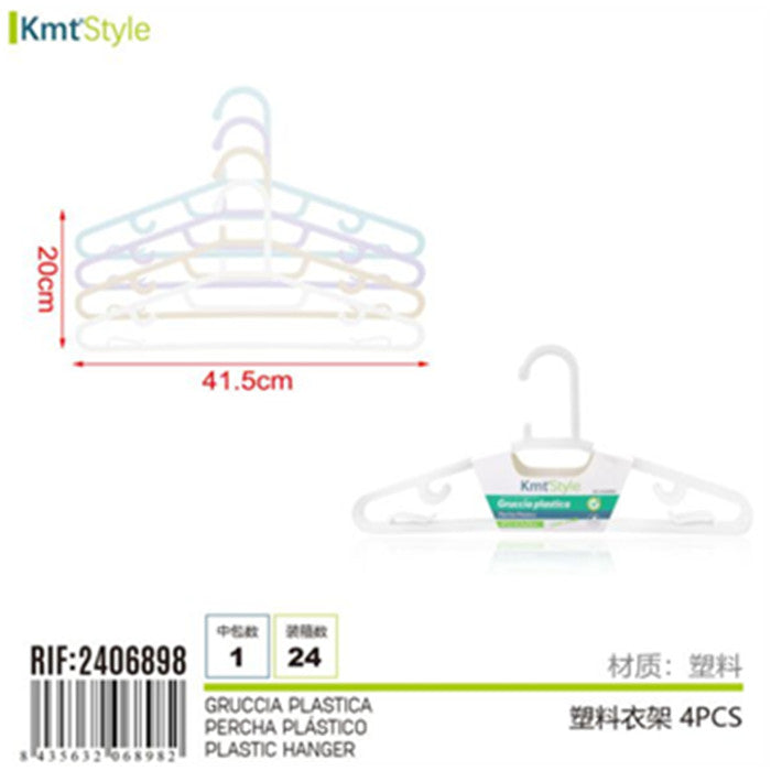 GRUCCIA PLASTICA 4PCS  41.5*20CM