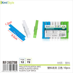 MOLLETTE PLASTICA 10.0G 10PZ 9.5*1.2CM