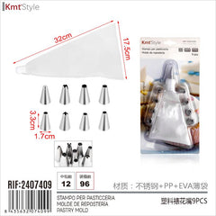STAMPO PER PASTICCERIA 9PCS