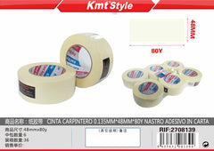NASTRO ADESIVO IN CARTA 48MM*80Y*0.135MM