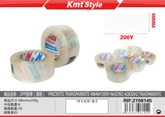 NASTRO ADESIVO TRASPARENTE 48MM*200Y