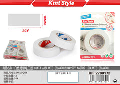 NASTRO ISOLANTE (BIANCO) 18MM*20Y 6703637