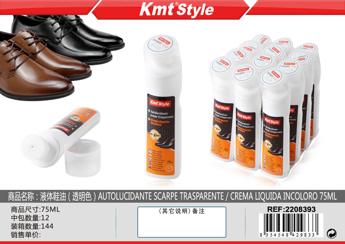 LUCIDO SCARPE LIQUIDO TRASPARENTE