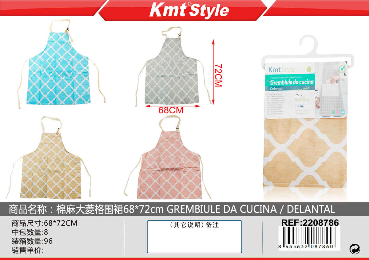 GREMBIULE DA CUCINA 68*72cm