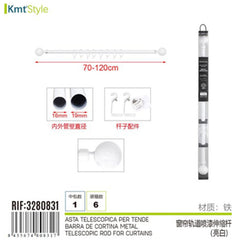 ASTA TELESCOPICA PER TENDE 70-120CM