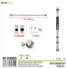 ASTA TELESCOPICA PER TENDE 70-120CM