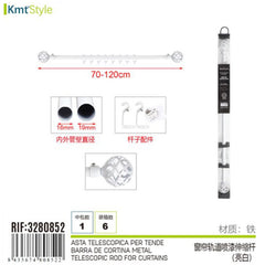 ASTA TELESCOPICA PER TENDE 70-120CM