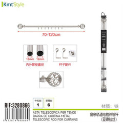ASTA TELESCOPICA PER TENDE 70-120CM