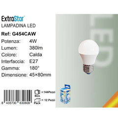 LAMPADINA LED E27 4W 380LM LUCE CALDA