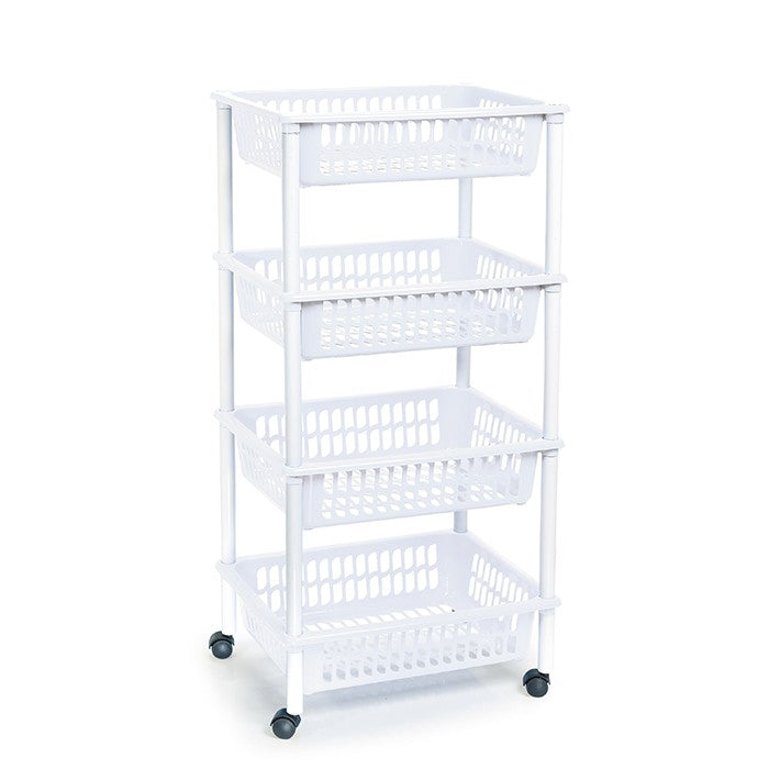 Carrello a 4 piani BIANCO