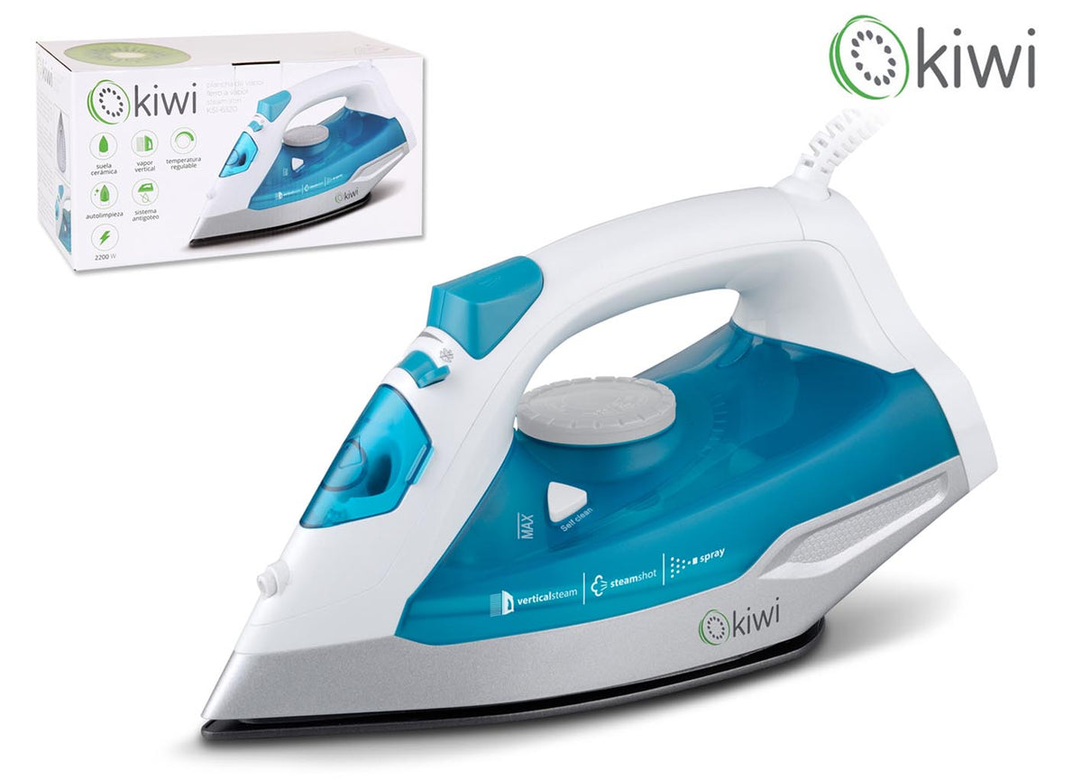 FERRO DA STIRO 2200W SUOLA CERAMICA