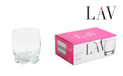 SET 6 BICCHIERI DI LIQUORE 80CC "