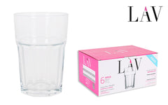 SET 6 BICCHIERE REFRESCO 360CC "ARAS"