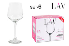 SET 6 BICCHIERE ACQUA 380CC  "LAL"