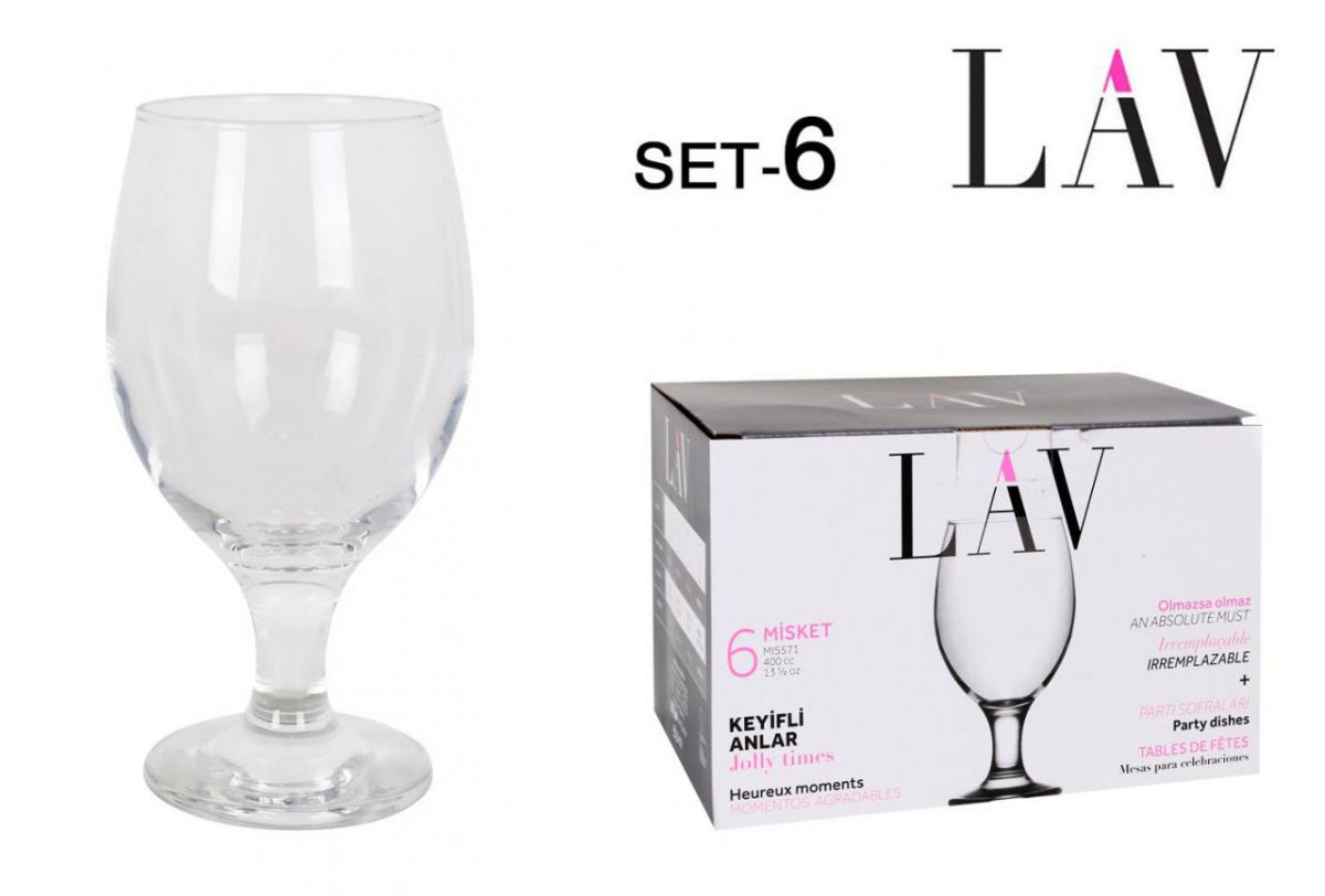 SET 6  400CC TAZZA DI BIRRA (MIS571FSX)