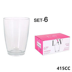 SET 6 BICHIERRE 415cc "VEGA" (VEG256F)