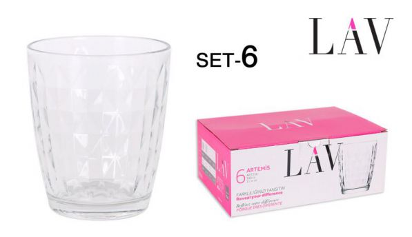 SET 6 BICHIERRE 340cc "NEW ARTEMIS" (ART236F)
