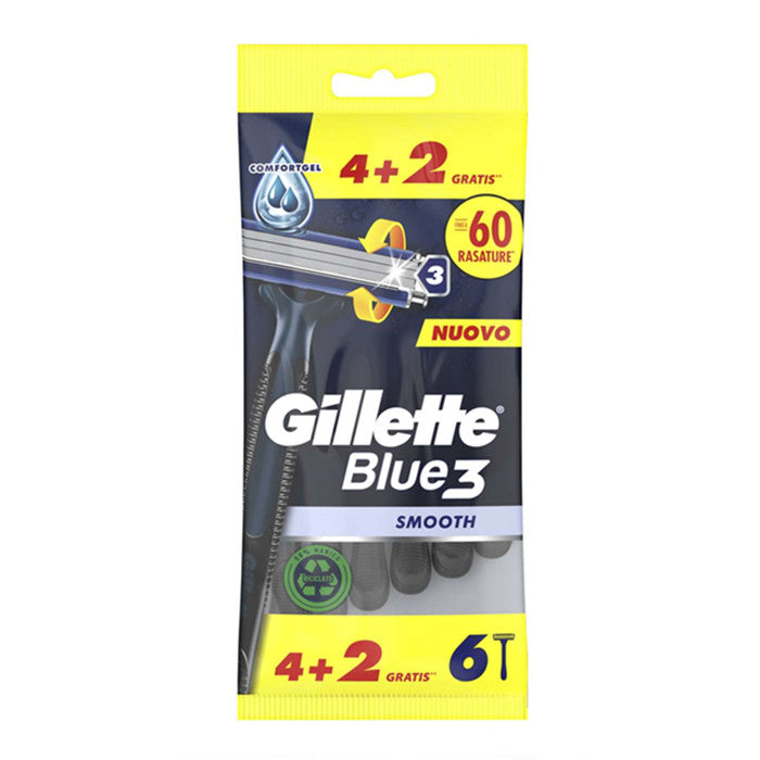 GILLETTE BLUE3 RASOIO U&G STAND X4 +2RIC