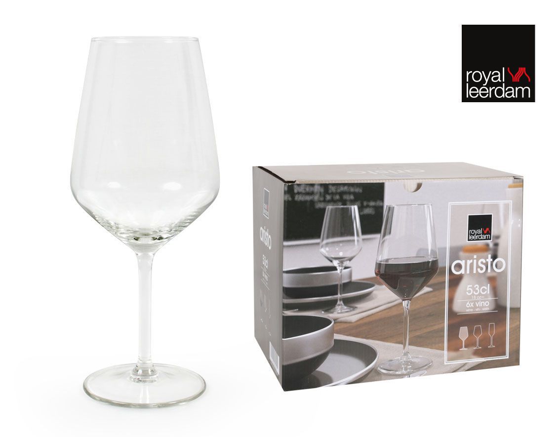 SET 6 BICCHIERES VINO 53CL "ARISTO"