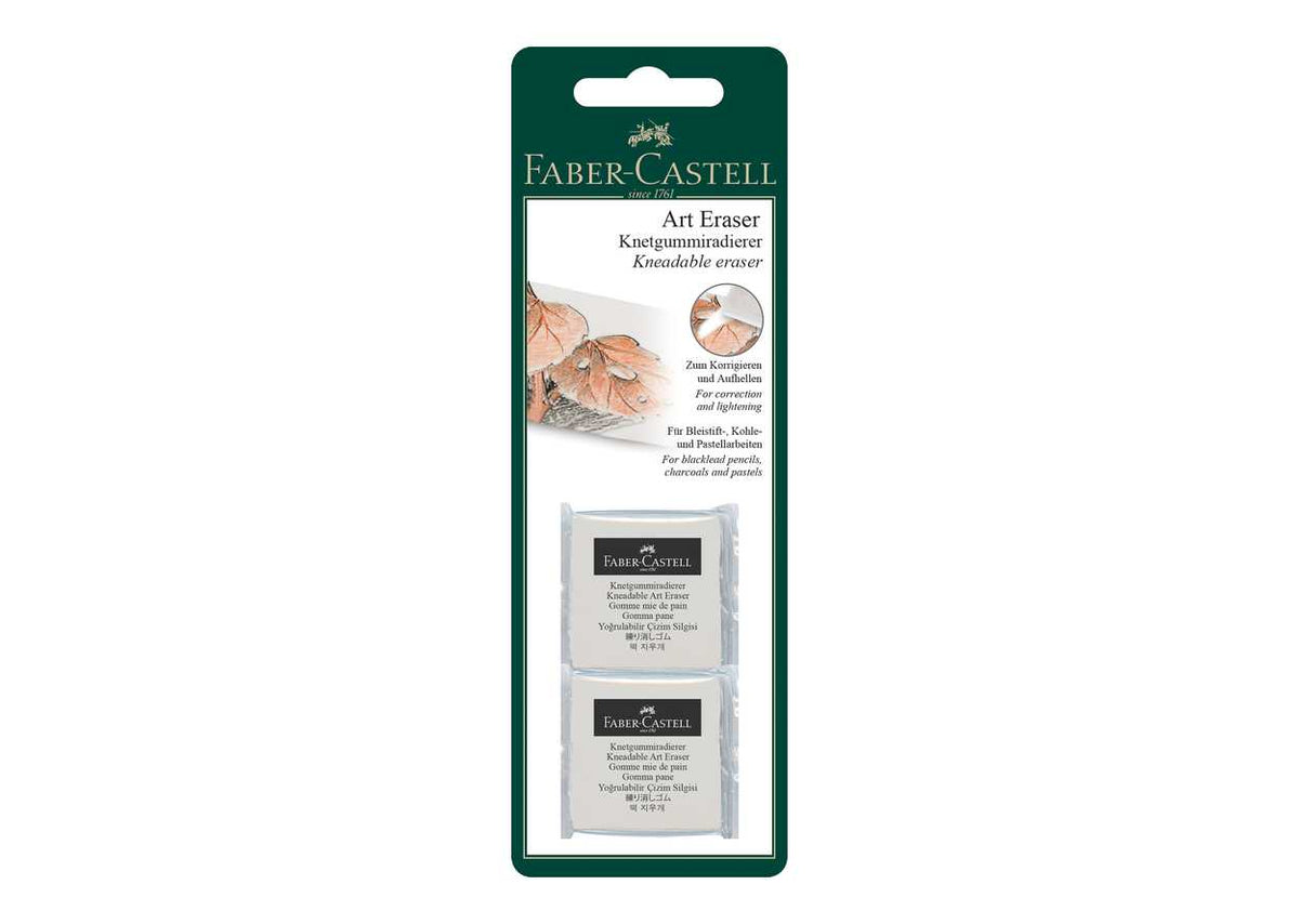 FABER CASTELL BL.GOMMA PANE PZ.2
